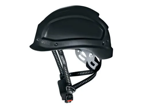 Uvex Pheos Alpine klimhelm, zwart, per stuk, geventileerd