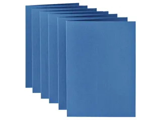 Correspondentiekaart Papicolor dubbel 105x148mm donkerblauw pak 6 st - 2