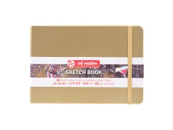 Schetsboek Talens Art Creation 80 witte vellen 140gr 210x150mm witgoud