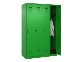 locker,HxBxD 1850x1200x500mm,4vak,vak B 300mm,draaigrendel - 1