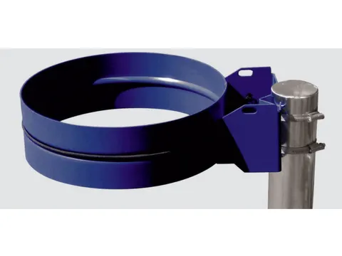 Afvalverzamelaar Voor 120 liter-Zakken Wand Plaatstaal Blauw