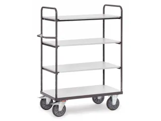 Esd-etagewagens 9201 4 Etages 600kg 1000x600mm - 1