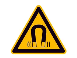 Waarschuwingsbord,V. Binnen/Buiten,Waarschuwing: Magnetisch Veld