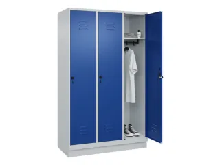 locker,HxBxD 1950x1200x500mm,3vak,vak B 400mm,draaigrendel,sokkel - 3