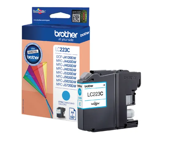 Inkcartridge Brother LC-223C blauw