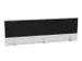 panneau de rehausse p. table de bureau Bl-blanc BN8033-noir