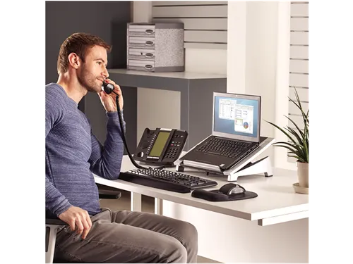 Laptopstandaard Fellowes Office Suites zwart/grijs