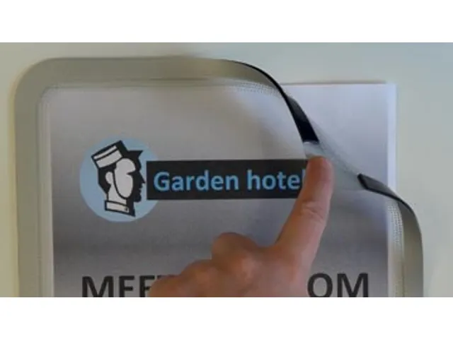 Pochette Avec Bandes Magnétique A4 Argent