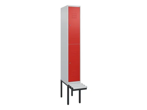 Dubbeldekse dekenkist,HxBxD 2120x300x815mm,1x2vak.,vak B 300mm