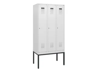 schoollocker,HxBxD 1950x900x500mm,3vak,vak B 300mm,cil.-slot - 2