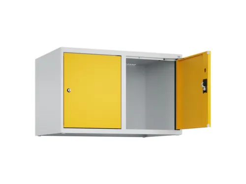 opzetkast,v. locker,2vak.,vak B 400mm,HxBxD 500x800x500mm,cilinderslot