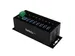 7-Port industriële USB 3.0 hub metalen USB-A hub met DIN-rail montage