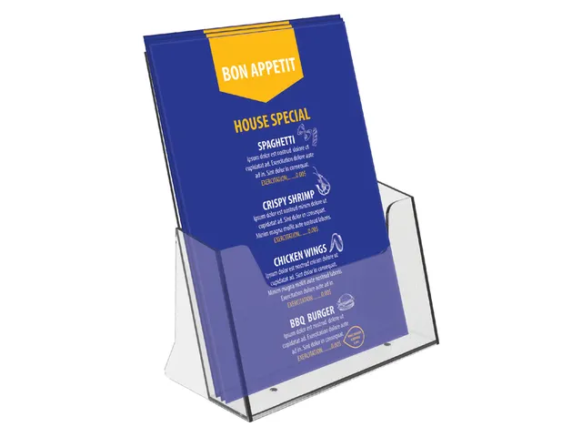 Folderhouder Europel A5 transparant