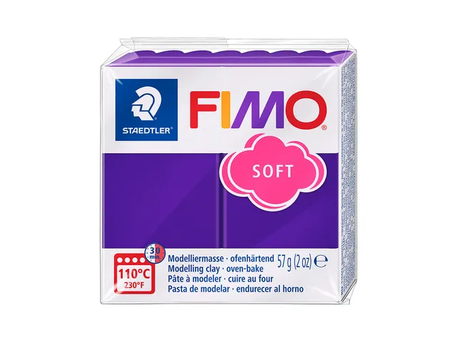 Boetseerklei Fimo soft 57 gram pruim