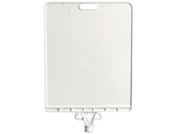 bord,v. set kettingstaanders,blanco,bord HxB 460x360mm,PP,wit
