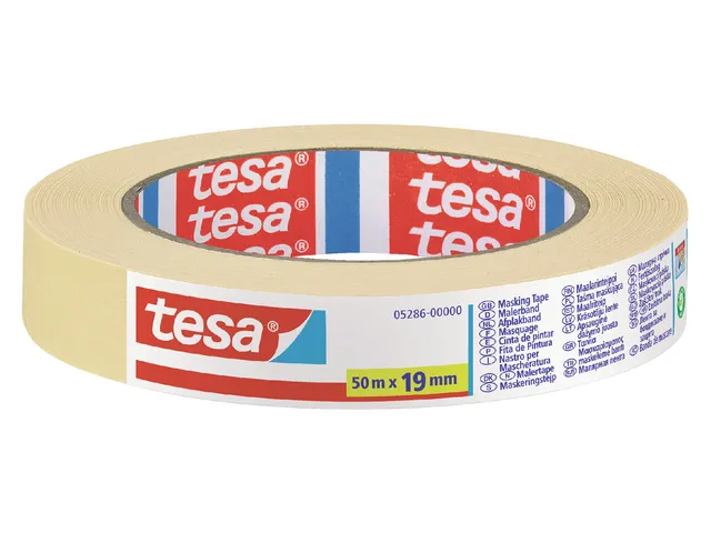 Afplaktape Tesa Universal 19mmx50m
