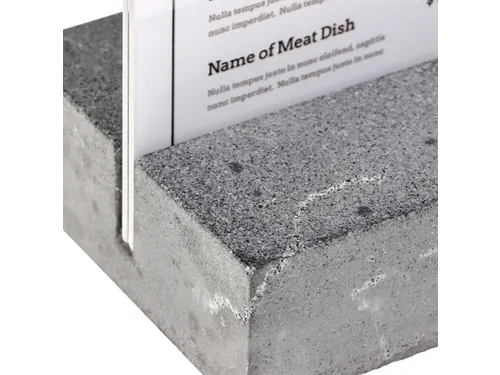 Kaarthouder Europel Folderstandaard A4 Polystone antraciet