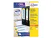 Rugetiket Avery L7702-25 smal 192x39mm zelfklevend wit 175 stuks