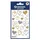Foliesticker Z-design Gouden/ zilveren hartjes, pakje à 1 vel