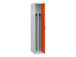 locker voor scheiding van kleding,HxBxD 1850x300x500mm,1vak