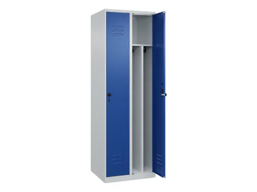 locker voor scheiding van kleding,HxBxD 1850x600x500mm,2vak