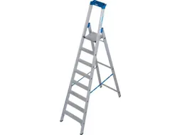 industriële ladder,eenzijdig,8treden m. R13-laag,treden met profiel