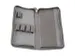 Etui Alassio hunterleer grijs 17x8x2,5cm