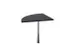 angle de liaison,90 °,HxlxP 720-840x800x800mm,rond,CC-noir