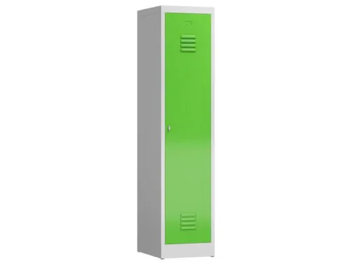 garderobekast 1800x415x500mm 1vak klink sokkel romp RAL7035 RAL6018
