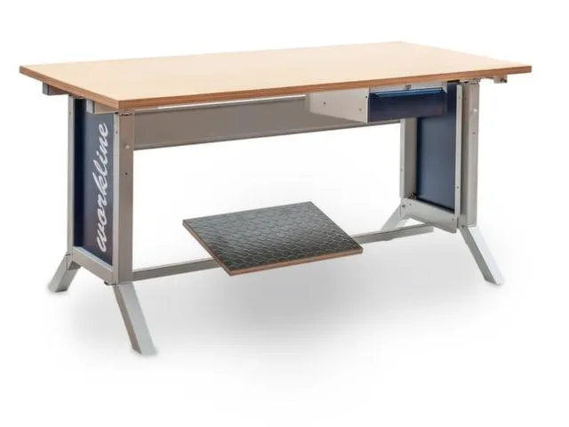 Poste De Travail Table De Base Hxlxp 735 À 1100X1500X750Mm Multiplis