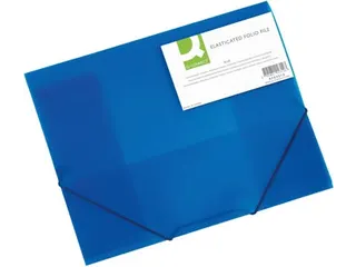 Elastomap A4 Mat Met Drie kleppen PP 400 Micron Blauw - 2