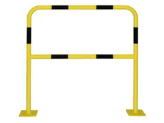 beschermbeugel,v. binnen,HxB 1000x1000mm,staal,geel/zwart