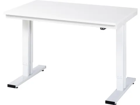 Werkbank elektrisch hoogte verstelbaar 720-1120x1250x800mm wit RAL7035