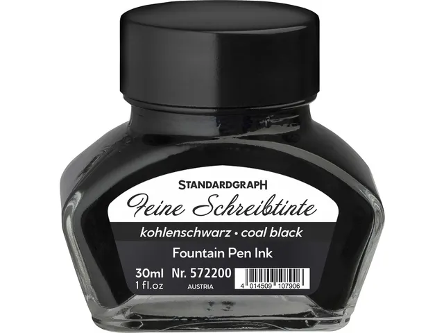 Encre calligraphique Standardgraph 30ml noir charbon