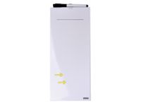 Whiteboard Desq memo 15x35cm randloos + marker - pijlen