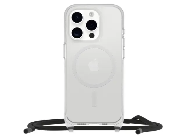 OtterBox React Necklace Case MagSafe Apple iPhone 15 Clear ProPack