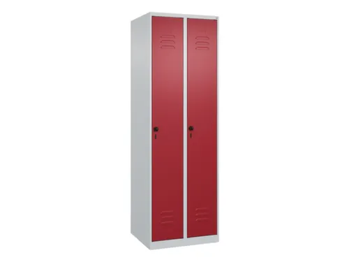 locker voor scheiding van kleding,HxBxD 1850x600x500mm,2vak