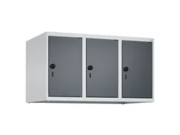 opzetkast,v. locker,3vak.,vak B 300mm,HxBxD 500x900x500mm,vleugeldeur