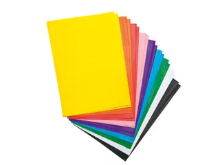 Transparant papier Folia 70x100cm 42gr assorti kleuren - 2