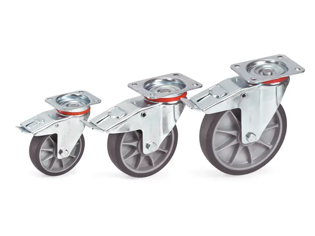 Zwenkwiel Met Rem 71613 200kg 160x40mm