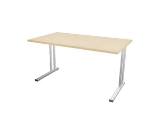 In hoogte verstelbaar bureau,HxBxD 720-840x1400x800mm,NE-esdoorn - 2