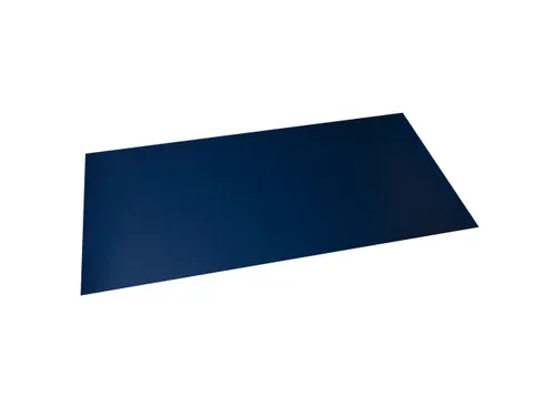Onderlegger PU 35x60 donkerblw/lichtblw