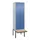 PBM-locker met bank,HxBxD 2120x600x815mm,2vak,vak B 300mm,draaigrendel