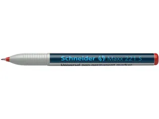 Universele marker Schneider Maxx 221 S non-permanent rood - 3