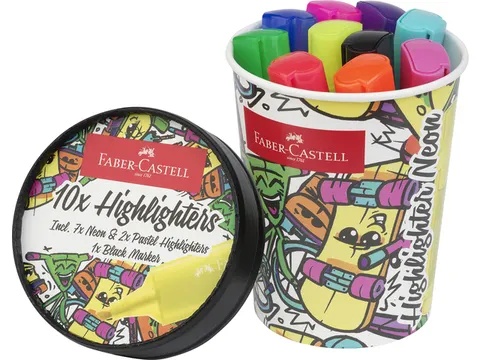 Marqueurs Faber-Castell 46 gobelet 10 pièces