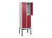 dubbeldekse locker,HxBxD 2120x600x500mm,2x2vak.,vak B 300mm