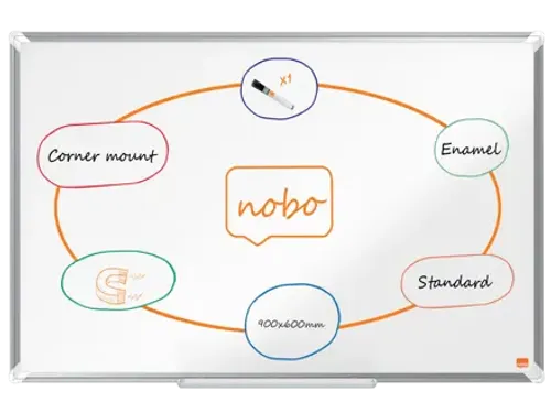 Whiteboard Nobo Premium Plus 60x90cm emaille
