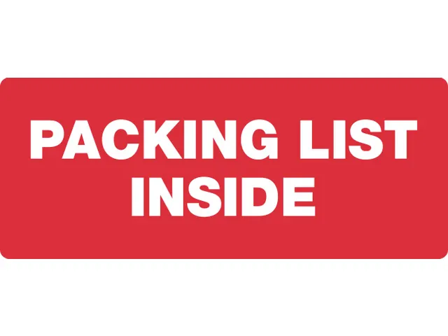 Etiket Packing List Inside 101x38mm Rol 300 Etiketten