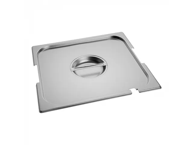 Caterchef Gastronorm deksel RVS met uitsparingen 2/3 GN