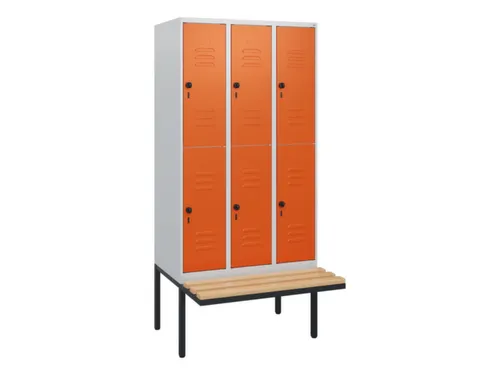 Dubbeldekse dekenkist,HxBxD 1950x900x815mm,3x2vak.,vak B 300mm